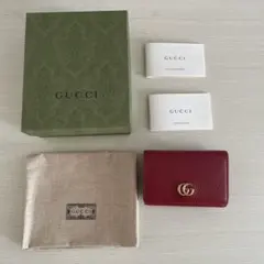 GUCCI GG 마몬트 삼중 지갑 레드