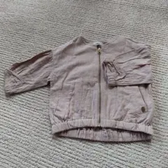 SERAPH ベージュ ジップアップジャケット 100