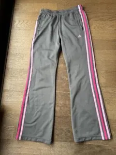 adidas Clima365 美品 ジョガーパンツ グレー/ピンク S