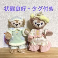 ダッフィー シェリーメイ ぬいぐるみバッジ パジャマ オータムスリープ