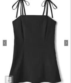 GRL リボンストラップキャミソールミニワンピース