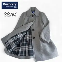 美品✨ BURBERRY BLUE LABEL アンゴラ コート メガチェック