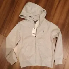 新品未使用タグ付き Polo Ralph Lauren グレー パーカー M