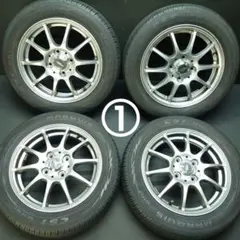 ① 社外アルミ 夏 155/65R14 タント N-BOX ワゴンR スペーシアのサムネイル