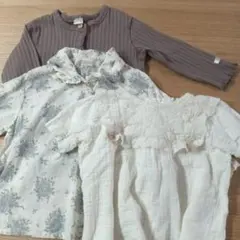 テータテート　tete a tete フリル付きシャツ 95cm セット