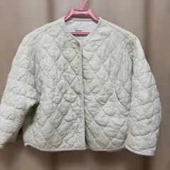 美品　韓国服⭐️heyboobii キッズ キルティングジャケット アイボリー