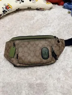 COACH ボディバッグ F22571 ブラウン・オリーブ