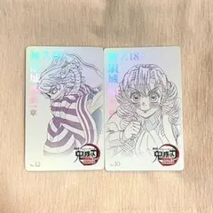 鬼滅の刃 ムービーチケット風コレクションカード無限城編 伊黒小芭内 甘露寺蜜璃