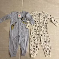 H&Mミッキーマウス パジャマ 90サイズ 2点セット