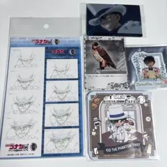 コナン展 コマステッカー コナンカフェ イタジャガ 怪盗キッド