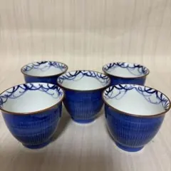保管品 有田焼 李峰作 湯呑み 5客のサムネイル