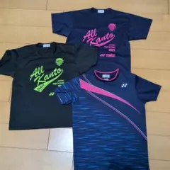 YONEX バドミントン ユニフォーム　関東Tシャツ3枚セット
