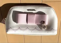 サマンサベガC'est La Vie ピンクリボン チャーム付ポーチ　匿名配送