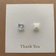 c-739アシメントリーレジンピアス