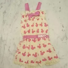 【美品】BABY DOLL×mickey★つなぎ(size・110)