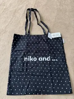 [新品・未使用]niko and… ニコロゴカラートート