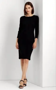 ブラックドレス【LAURENRALPHLAUREN】