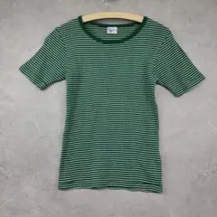 □Robert P. Miller 緑と白のストライプ半袖Tシャツのサムネイル