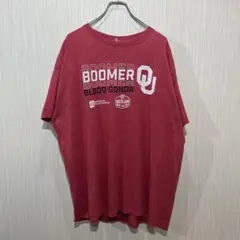 BOOMER BLOOD DONOR Tシャツ 赤 アメカジ 病院 XL