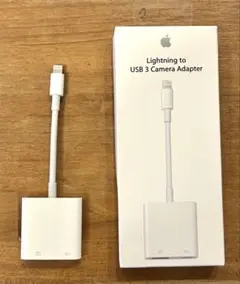 Apple純正 Lightning - USB 3カメラアダプタ
