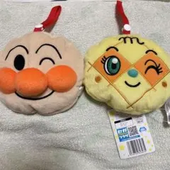 アンパンマン　ポケットティッシュカバー　ストラップ付き　ぬいぐるみ