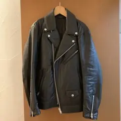 UNIQLO ユニクロ ライダースジャケット ダブル フェイクレザー