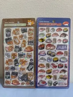 【正規品】ボンボンドロップシール 和柄 お寿司 柴犬 ほっこり