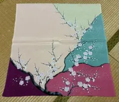風呂敷 梅模様 、サイズ74×72
