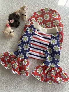 犬服 ラグラン(L) ꒡̈⃝Lily꒡̈⃝ハンドメイド - メルカリ