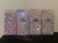 ◎確実正規品　ジュエルプチドロップステッカー　ぷくっとシール　４点セット