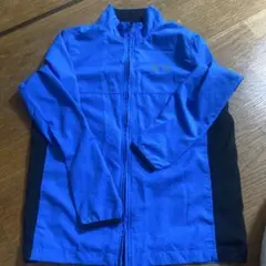 UNDER ARMOUR 青 フルジップ ウィンドブレーカー MD/M