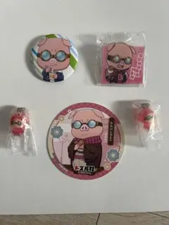 ドズル社 おおはらMEN まとめ売り 缶バッジ&コースター&クリップ