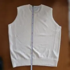 LACOSTE ニットベスト ホワイト