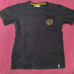 Adidas originalsネイビー ドット柄 Tシャツ M
