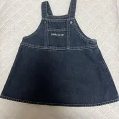 COMME CA ISM デニム サロペットワンピース