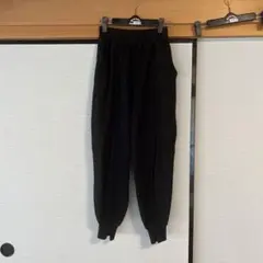 黒 ジョガーパンツ レディース　ジーナシス　jeanasis