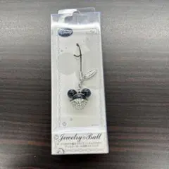 ディズニー　ミッキー　ジュエリーボール　携帯ストラップ