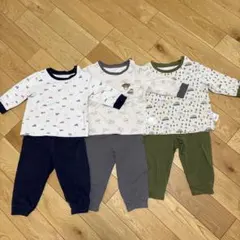 ユニクロ　パジャマ80 3着セット