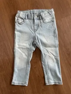 H&M スリムフィット デニムパンツ 80 ライトブルーデニムパンツ