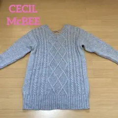 CECIL MAcBEE セシルマクビー　ケーブル編みニット　セーター