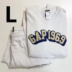 gap セットアップ　ホワイト　L 新品 上下セット