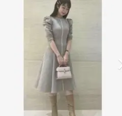 CELFORD レース切替ポンチワンピース