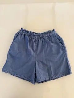 デニムブルー ハーフパンツ