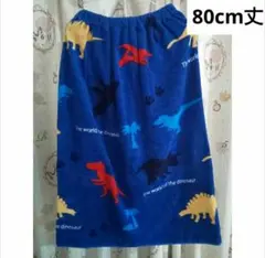 恐竜 ダイナソー 総柄 大判 ラップタオル プールタオル 巻きタオル 80cm