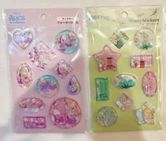 セリア ウォーターシール 2枚セット ディズニー ティンカーベル オイスター