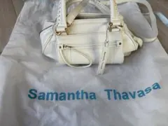 Samantha Thavasa ホワイトハンドバッグ