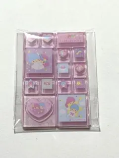 サンリオ トレーディングミニタイルシール リトルツインスターズ キキララ