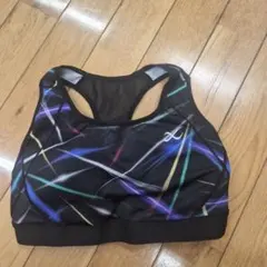 スポーツブラ ブラック/マルチカラー