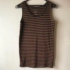 美品 ボーダータンクトップ