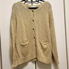 RNA-N ボタン付きカーディガン　ニット